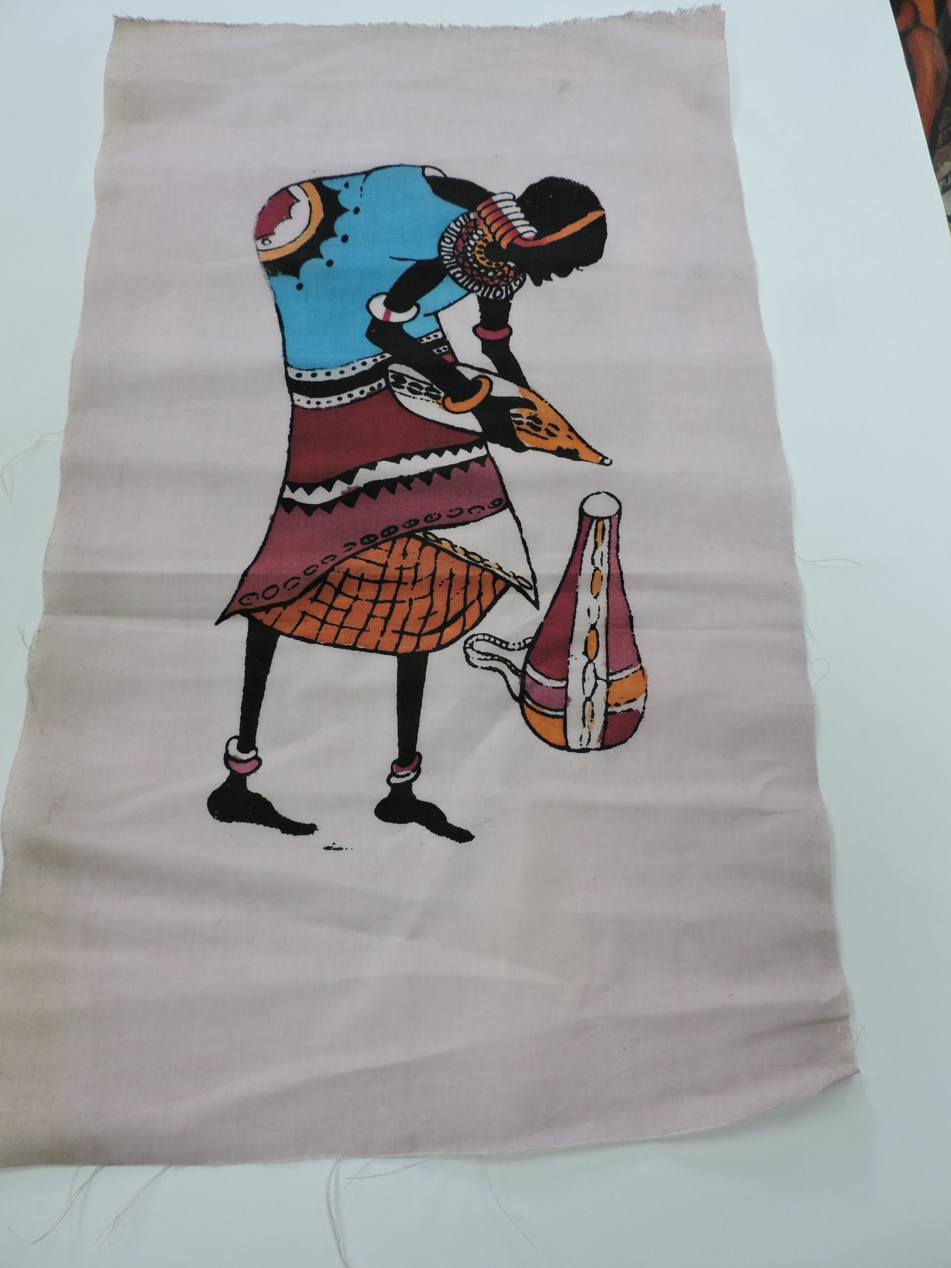 Batic motivos africanos 29 x 48,5 cm - SED ONGD