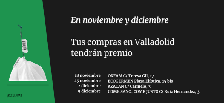 Nueva campaña de Consumo Responsable en Valladolid